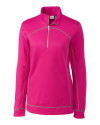Clique Helsa Performance Knit Womens Half Zip
 Ribbon Pink Mannequin Thumbnail Image
