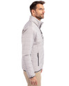 Arizona Diamondbacks City Connect- Cutter & Buck Rainier Recycled Insulated Puffer Mens Big & Tall Full Zip Jacket Polished Medium Gray Side Thumbnail Image