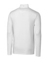 Clemson Tigers Cutter & Buck Pennant Sport Half Zip White Mannequin Back Thumbnail Image