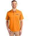 Houston Astros City Connect- Cutter & Buck Prospect Recycled Featherlight Stretch Mens Polo Orange Burst Front Thumbnail Image