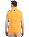 Illinois Fighting Illini Cutter & Buck Rainier PrimaLoft® Mens Eco Insulated Full Zip Puffer Vest Satsuma Back Thumbnail Image