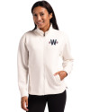 Washington Nationals City Connect- Cutter & Buck Roam Recycled Buttery-Soft Knit Womens Full Zip Jacket Shell Front Thumbnail Image