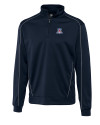 Arizona Wildcats Cutter & Buck Big & Tall DryTec Edge Half Zip Navy Blue Mannequin Thumbnail Image