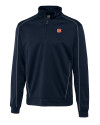 Auburn Tigers Cutter & Buck Big & Tall DryTec Edge Half Zip Navy Blue Mannequin Thumbnail Image