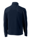 Illinois Fighting Illini Cutter & Buck Big & Tall DryTec Edge Half Zip Navy Blue Mannequin Back Thumbnail Image