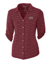 Mississippi State Bulldogs Cutter & Buck Academy Elbow Sleeve Womens Top Bordeaux Mannequin Thumbnail Image