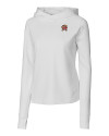 Maryland Terrapins Cutter & Buck Womens Traverse Sweatshirt Hoodie White Mannequin Thumbnail Image