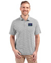 Arizona Diamondbacks City Connect- Cutter & Buck Virtue Recycled Botanical Print Featherlight Pique Mens  Polo Black Front Thumbnail Image