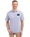 Arizona Diamondbacks City Connect- Cutter & Buck Virtue Recycled Botanical Print Featherlight Pique Mens  Polo Hyacinth Front Thumbnail Image