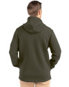 Boston Red Sox City Connect- Cutter & Buck Roam Recycled Buttery-Soft Knit Mens Full Zip Hooded Jacket Poplar Back Thumbnail Image