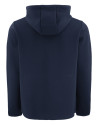 Houston Astros City Connect- Cutter & Buck Roam Recycled Buttery-Soft Knit Mens Full Zip Hooded Jacket Navy Blue Mannequin Back Thumbnail Image