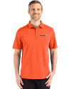 Houston Astros City Connect- Cutter & Buck Advantage Refresh Epic Confidence Recycled Tri-Blend Pique Mens Polo College Orange Front Thumbnail Image