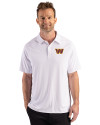 Washington Commanders Cutter & Buck Prospect Recycled Featherlight Stretch Mens Sport Polo White Front Thumbnail Image