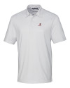 Alabama Crimson Tide Cutter & Buck Pike Double Dot Print Stretch Mens Polo White Mannequin Thumbnail Image