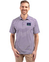 Arizona Diamondbacks City Connect- Cutter & Buck Virtue Recycled Stripe Featherlight Pique Mens Polo College Purple Front Thumbnail Image