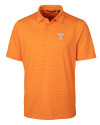 Tennessee Volunteers Cutter & Buck Forge Pencil Stripe Stretch Mens Polo Orange Burst Mannequin Thumbnail Image