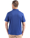 Los Angeles Rams Rivalries Cutter & Buck Coastline Recycled Double Peached Mens Polo Tour Blue Back Thumbnail Image