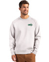 Seattle Seahawks Rivalries Cutter & Buck Roam Recycled Buttery-Soft Knit Mens Crew Neck Pullover Solitare Front Thumbnail Image