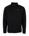 Wake Forest Demon Deacons Cutter & Buck Mens Coastal Half-Zip Black Mannequin Thumbnail Image