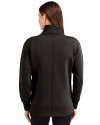 Tennessee Titans -  Cutter & Buck Roam Recycled Buttery-Soft Knit Womens Full Zip Jacket Black Back Thumbnail Image