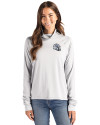 Tennessee Titans NFL Helmet -  Cutter & Buck Coastline Recycled Double Peached Womens Funnel Neck Pullover CONCRETE Front Thumbnail Image