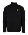 Iowa State Cyclones Cutter & Buck Mens Coastal Half-Zip Black Mannequin Thumbnail Image