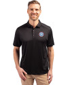 Tennessee Titans -  Cutter & Buck Forge Recycled Four-Way Stretch Mens Polo Black Front Thumbnail Image