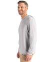 Tennessee Titans NFL Helmet -  Cutter & Buck Coastline Recycled Double Peached Mens Hooded Pullover CONCRETE Side Thumbnail Image