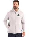 Tennessee Titans Monochromatic Cutter & Buck Roam Recycled Buttery-Soft Knit Mens Full Zip Hooded Jacket Solitaire Front Thumbnail Image