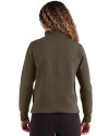 Tennessee Titans Monochromatic Cutter & Buck Roam Recycled Buttery-Soft Knit Womens Quarter Zip Pullover Poplar Back Thumbnail Image