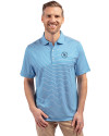 Missouri Golf Assn Partner Shop Cutter & Buck Forge Recycled Double Stripe Four-Way Stretch Mens Polo Digital/White Front Thumbnail Image