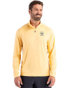 Missouri Golf Assn Partner Shop Cutter & Buck Coastline Recycled Double Peached Mens Quarter Zip Pullover Desert Front Thumbnail Image