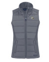 Los Angeles Chargers NFL Helmet Cutter & Buck Evoke Recycled HoneycombFleece Womens Hybrid Full Zip Vest Elemental Grey Mannequin Thumbnail Image
