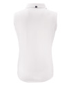 Los Angeles Chargers NFL Helmet Cutter & Buck Forge Recycled Four-Way Stretch Womens Sleeveless Polo White Mannequin Back Thumbnail Image