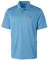 Los Angeles Chargers NFL Helmet Cutter & Buck Prospect Epic Confidence Recycled Textured Stretch Mens Big & Tall Polo Atlas Light Blue Mannequin Thumbnail Image