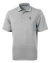 Los Angeles Chargers NFL Helmet Cutter & Buck Virtue Epic Confidence Recycled Pique Mens Big & Tall Polo Polished Medium Gray Mannequin Thumbnail Image