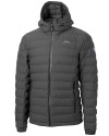 Los Angeles Chargers Cutter & Buck Mission Ridge   Repreve® Recycled Insulated Puffer Mens Full Zip Jacket Elemental Grey Mannequin Thumbnail Image