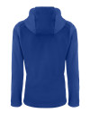 Los Angeles Chargers NFL Helmet Cutter & Buck Evoke Recycled HoneycombFleece Womens Full Zip Jacket Tour Blue Mannequin Back Thumbnail Image