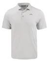 Los Angeles Chargers Cutter & Buck Coastline Recycled Double Peached Mens Polo CONCRETE Mannequin Thumbnail Image