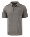 Los Angeles Chargers Cutter & Buck Coastline Recycled Double Peached Mens Polo Elemental Grey Mannequin Thumbnail Image