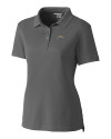 Los Angeles Chargers Cutter & Buck Advantage Recycled Cotton-Blend Pique Womens Polo Elemental Grey Mannequin Thumbnail Image