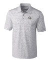 Los Angeles Chargers NFL Helmet Cutter & Buck Advantage Tri-Blend Space Dye Mens Big and Tall Polo Elemental Grey Mannequin Thumbnail Image