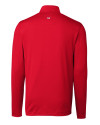 Georgia Bulldogs Cutter & Buck Williams Half Zip Red Mannequin Back Thumbnail Image