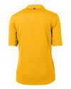 Los Angeles Chargers Cutter & Buck Virtue Recycled Featherlight Pique Womens Polo College Gold Mannequin Back Thumbnail Image