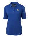 Los Angeles Chargers NFL Helmet Cutter & Buck Virtue Recycled Featherlight Pique Womens Polo Tour Blue Mannequin Thumbnail Image
