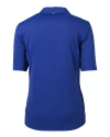 Los Angeles Chargers NFL Helmet Cutter & Buck Virtue Recycled Featherlight Pique Womens Polo Tour Blue Mannequin Back Thumbnail Image