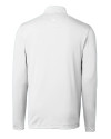 Miami Hurricanes Cutter & Buck Williams Half Zip White Mannequin Back Thumbnail Image