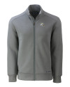 Los Angeles Chargers NFL Helmet Cutter & Buck Roam Recycled Buttery-Soft Knit Mens Full Zip Jacket Elemental Grey Mannequin Thumbnail Image
