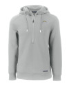 Los Angeles Chargers Cutter & Buck Roam Recycled Buttery-Soft Knit Mens Half Zip Hooded Pullover Solitare Mannequin Thumbnail Image