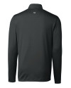 Minnesota Golden Gophers Cutter & Buck Williams Half Zip Black Mannequin Back Thumbnail Image